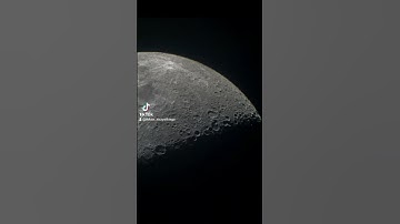 I pointed my telescope at the Moon 🌙 #astronomy #space #moon