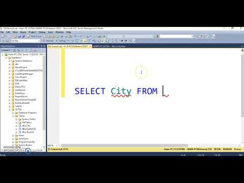 How use SELECT statement in SQL Server Database Part 15
