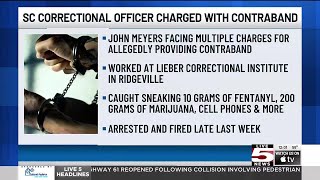 VIDEO: SC corrections officer charged with smuggling fentanyl, marijuana into prison