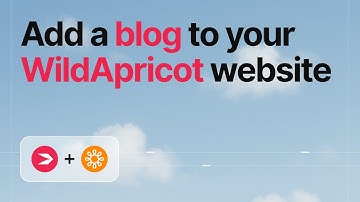 How to add a blog to a WildApricot site with DropInBlog