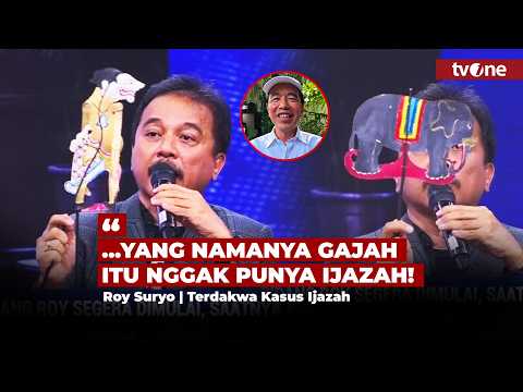 Undeterred! Roy Suryo Mocks Jokowi's Diploma Again Using Petruk Puppet and Elephant | tvOne