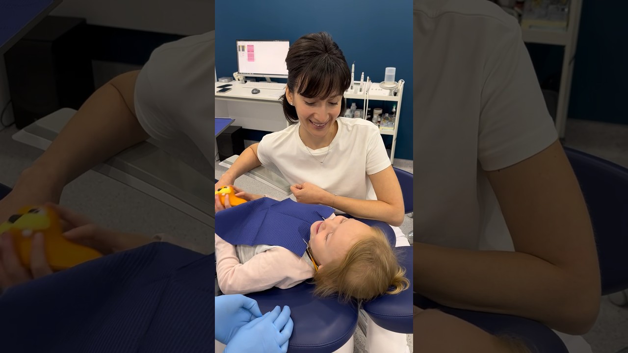 Малышка у стоматолога . Лечим кариес - YouTube