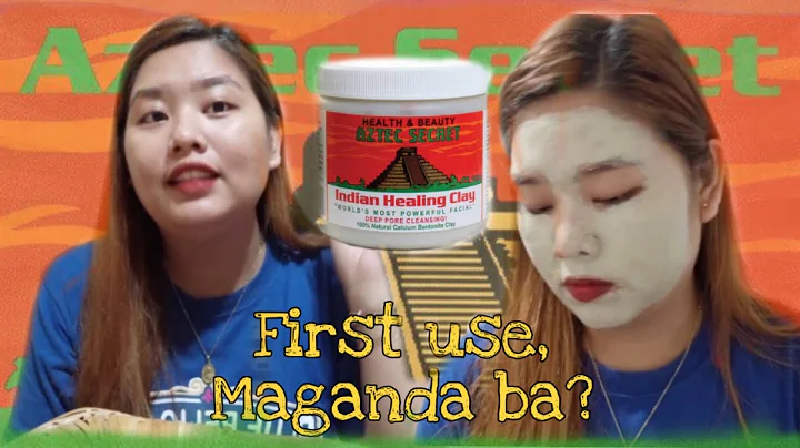 AZTEC INDIAN HEALING CLAY MASK first time use| Ang...