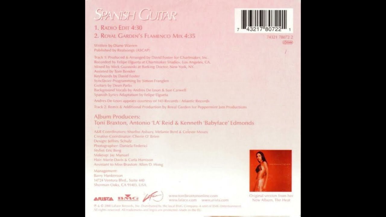 Toni Braxton - Spanish Guitar - YouTube