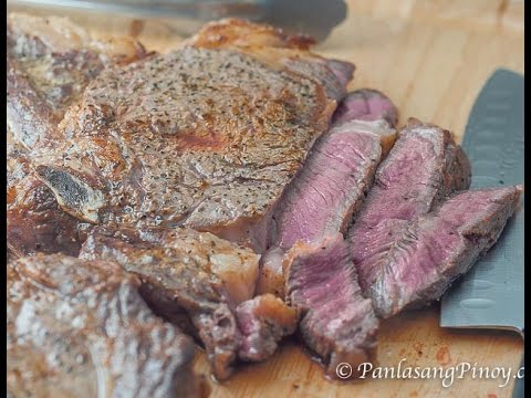 How to Cook Juicy Rib Eye Steak Using a Frying Pan