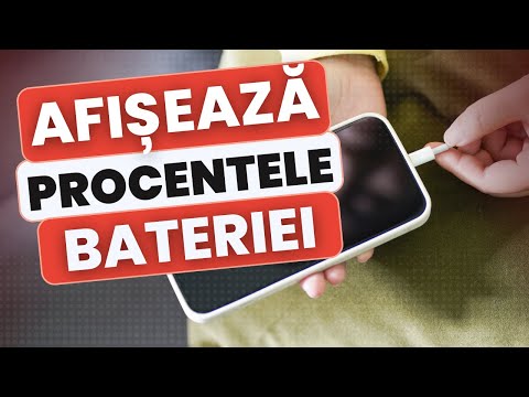 Afișează procentele bateriei pe iPhone - tutorial pas cu pas