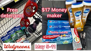 Walgreens Cpuponing May 5-11|| More ibotta offer deals, free detergent and Money maker crest