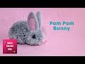 Tiny Pom Pom Bunny | Easter Crafts.
