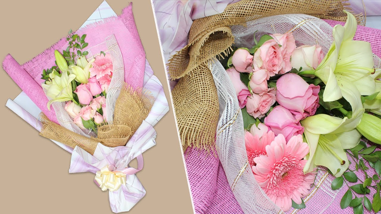 how to make flower bouquets Make bouquet of paper flower bouquet