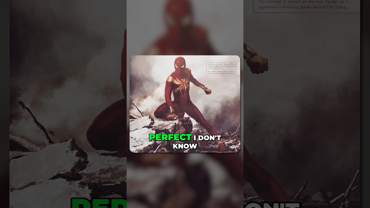 We were ROBBED of the PERFECT Iron-Spider Design...
