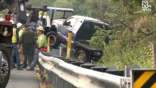Truck crashes into Lake Marburg at Codorus State Park in York County