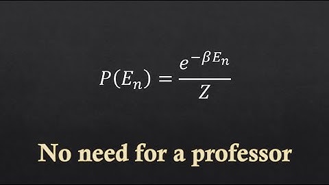 Boltzmann Distribution