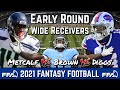 D.K. Metcalf vs A.J. Brown vs Stefon Diggs | Early Round Targets | 2021 Fantasy Football Advice