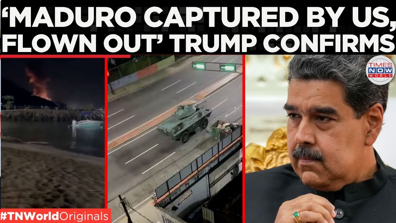 MADURO FLEEING CARACAS? Explosions Reported Near Defense Ministry | Times Now World