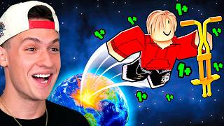 I Used A Pogo Stick To Jump To Space In Roblox
