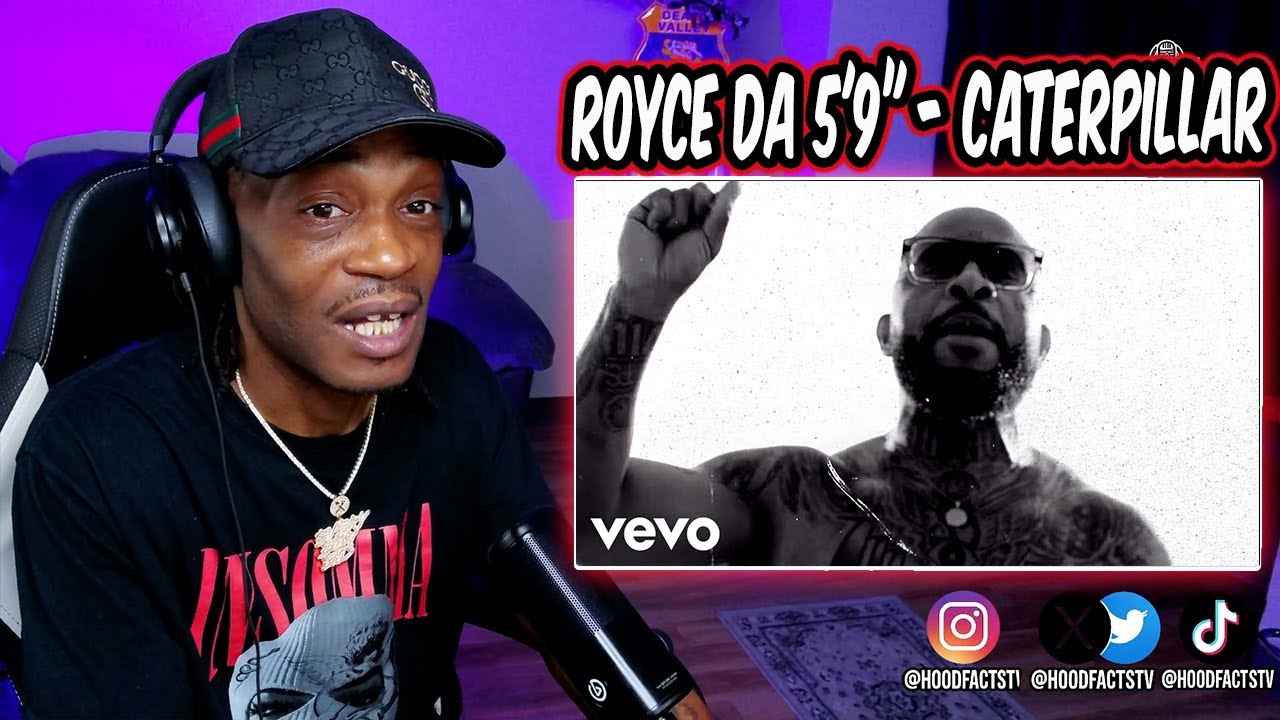HoodFacts TV Reacts to | Royce da 5'9" - Caterpillar ft. Eminem, King Green