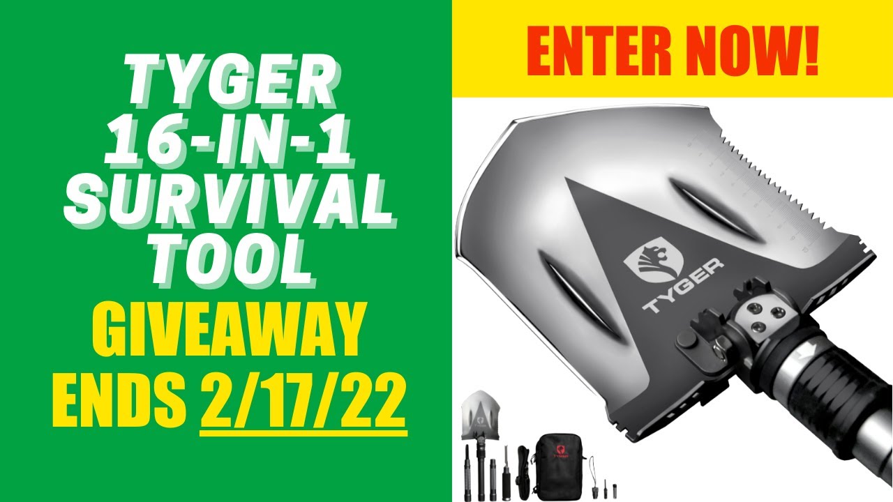[GIVEAWAY] Tyger 16-in-1 Multitool Shovel (ENDS 2/17)!