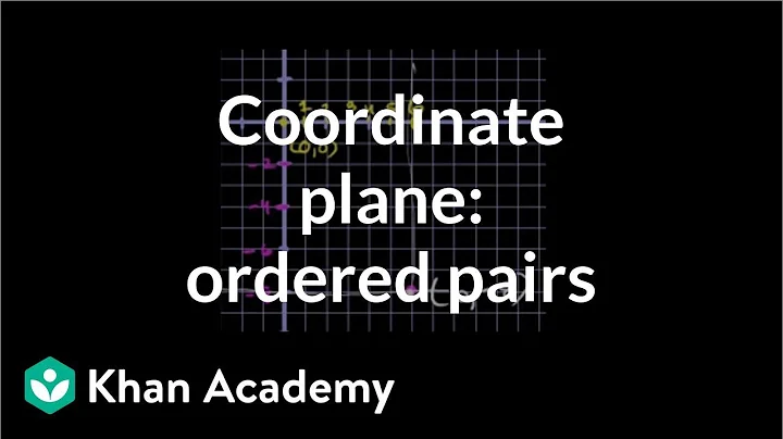 Coordinate plane: plot ordered pairs | Negative numbers | 6th grade | Khan Academy