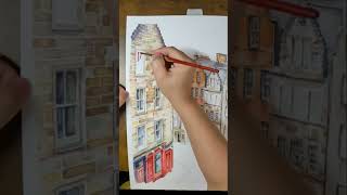 Edinburgh Scotland Watercolor Painting #수채화 #edinburgh #painting #watercolor #drawingskill #art