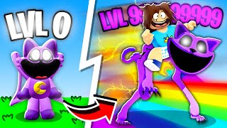 CATNAP ME AJUDOU A FICAR SUPER RÁPIDO NA CORRIDA DO ROBLOX! (Cat Race)