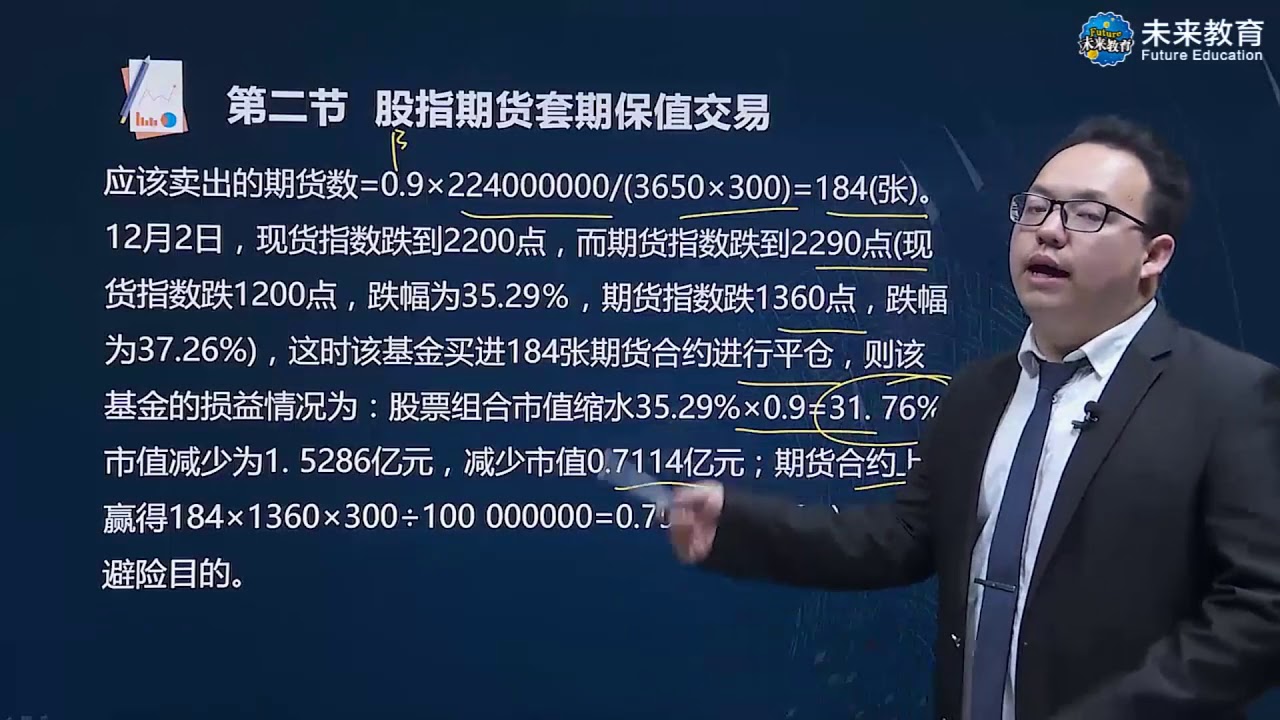 【期货基础知识】第九章 第二节 股指期货套期保值交易