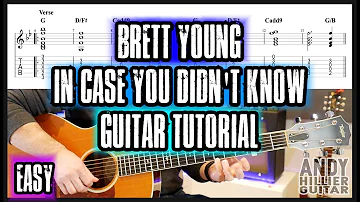 Brett Young - In Case You Didn't Know Guitar Tutorial Lesson