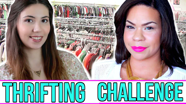 THRIFT STORE CHALLENGE | COLLAB with  Veronique Au...