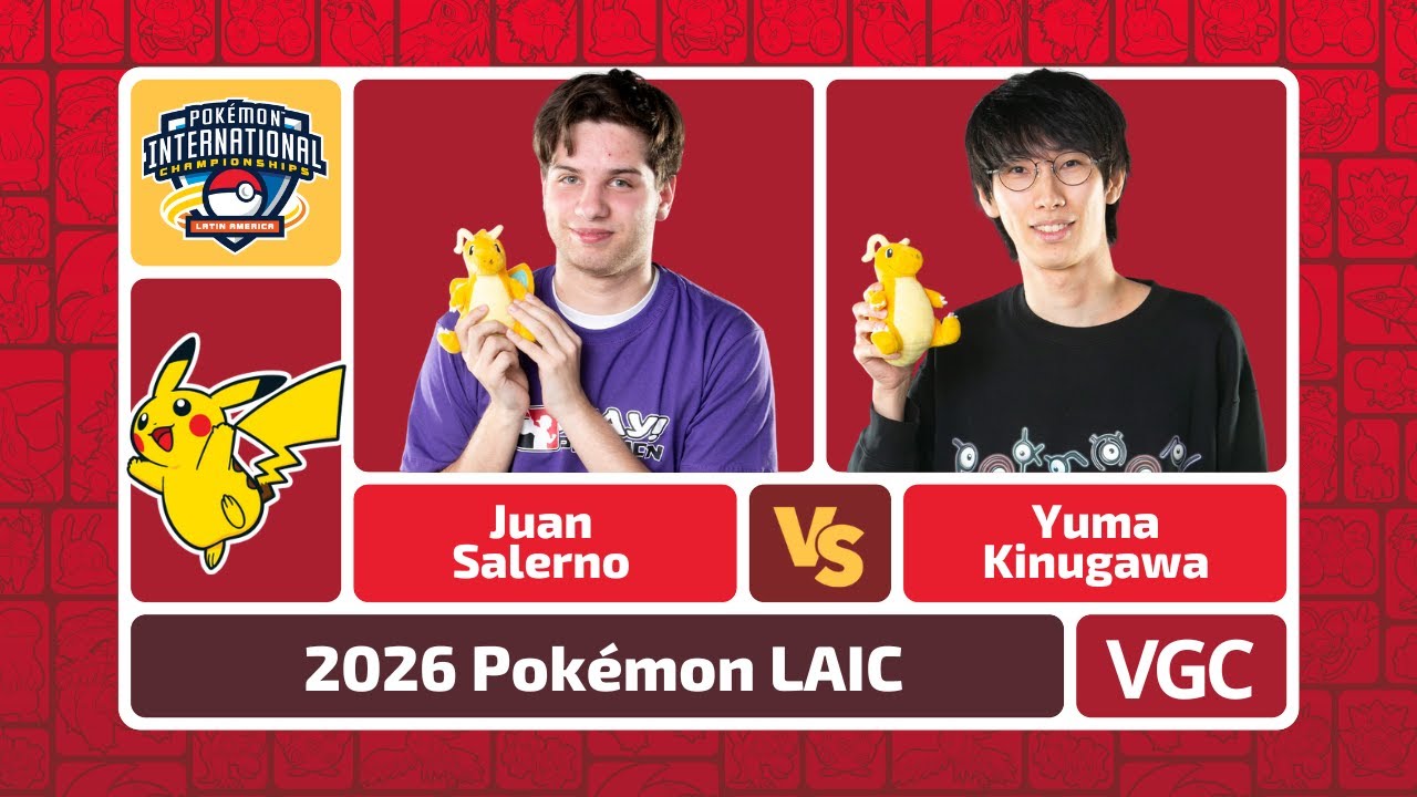 Juan Salerno vs Yuma Kinugawa - Pokémon VGC Masters Finals | LAIC 2026