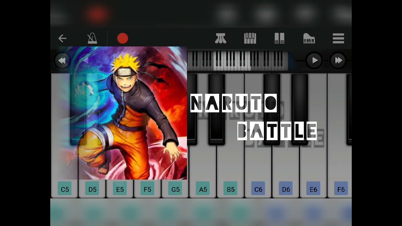 EASY WAY TO LEARN NARUTO BATTLE BGM ON PERFECT PIANO