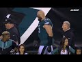 Lane Johnson leaves the field