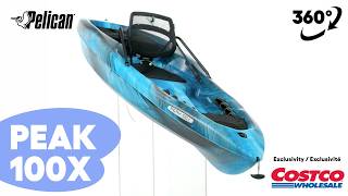 360 Showcase The Pelican PEAK 100X Costco Exclusive Sit-On-Top Kayak