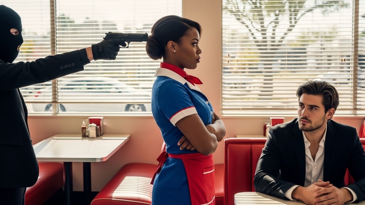 The Black Waitress Remained Calm During a Robbery — The Ruthless Mafia Boss Took Notice