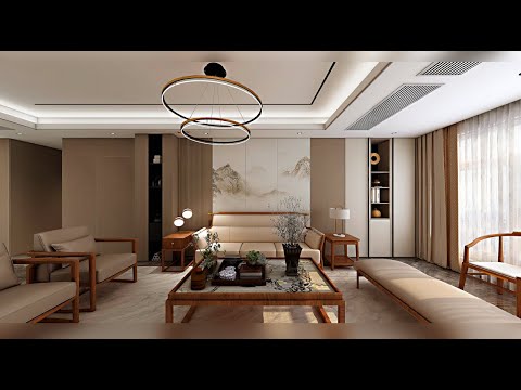 铜木主义丨新中式平层设计,现代东方之美 - YouTube