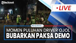 🔴Momen Puluhan Driver Ojol Bubarkan Paksa Demo di Depan UMI Makassar screenshot 2