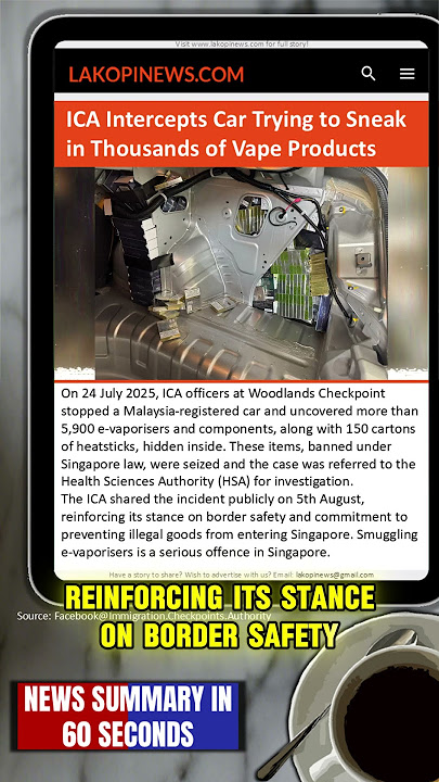 ICA Intercepts Car Trying to Sneak in Thousands of Vape Products