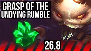 RUMBLE vs ZED (TOP) | Grasp Of The Undying | KR Master | 26.8