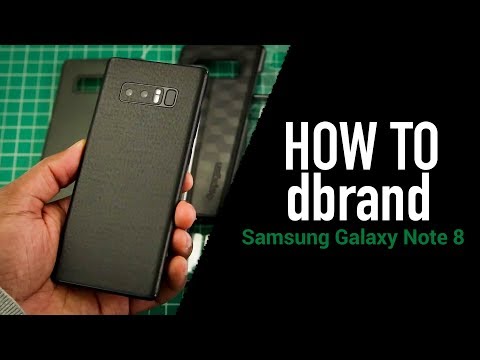 Dbrand Samsung Galaxy Note 8 Skin | How to Install