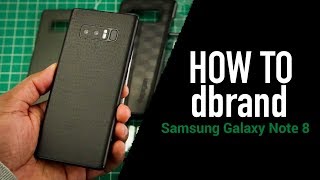 Dbrand Samsung Galaxy Note 8 Skin | How to Install