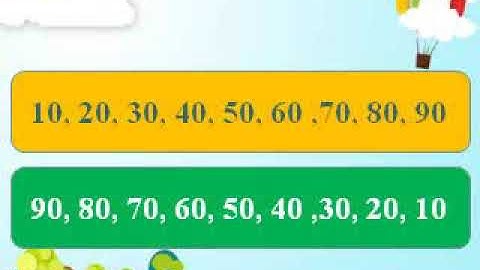 Video bài giảng toán 1 Các số tròn chục