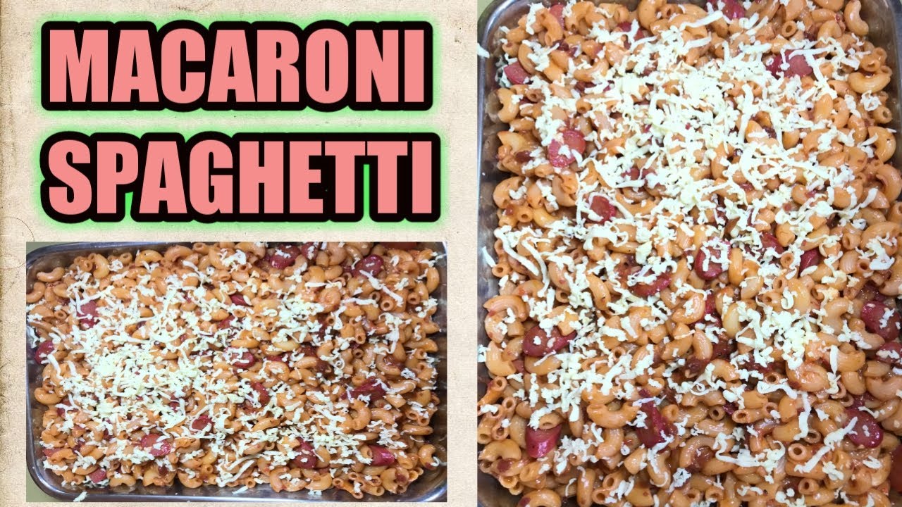 HOW TO COOK MACARONI SPAGHETTI PINOY STYLE YouTube