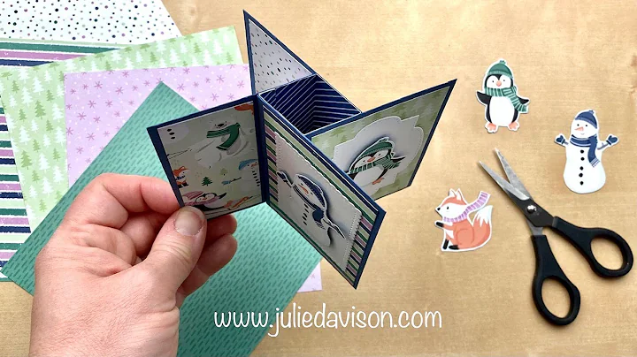 Quick, Easy Steps to Make a Pinwheel Tower Card wi...