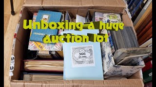 Unboxing a big auction lot