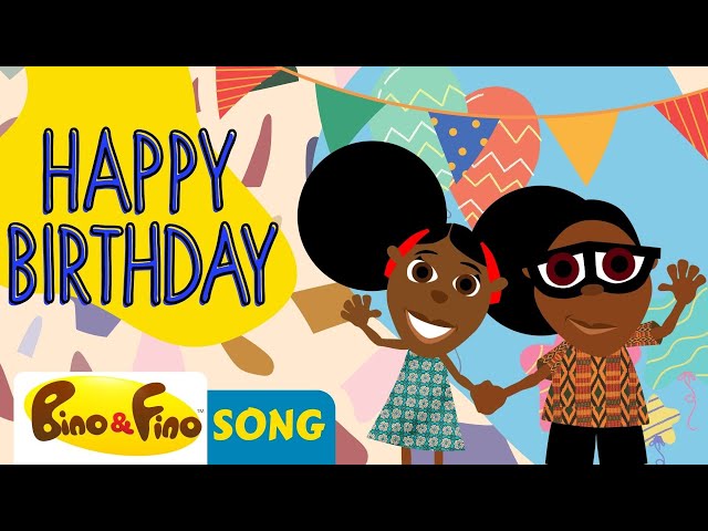 Happy Happy Birthday To You : Afrobeat Happy Birthday Song -Bino and Fino Kids Songs / Dance class=