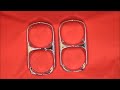 1967 GTO NOS Headlight Bezels