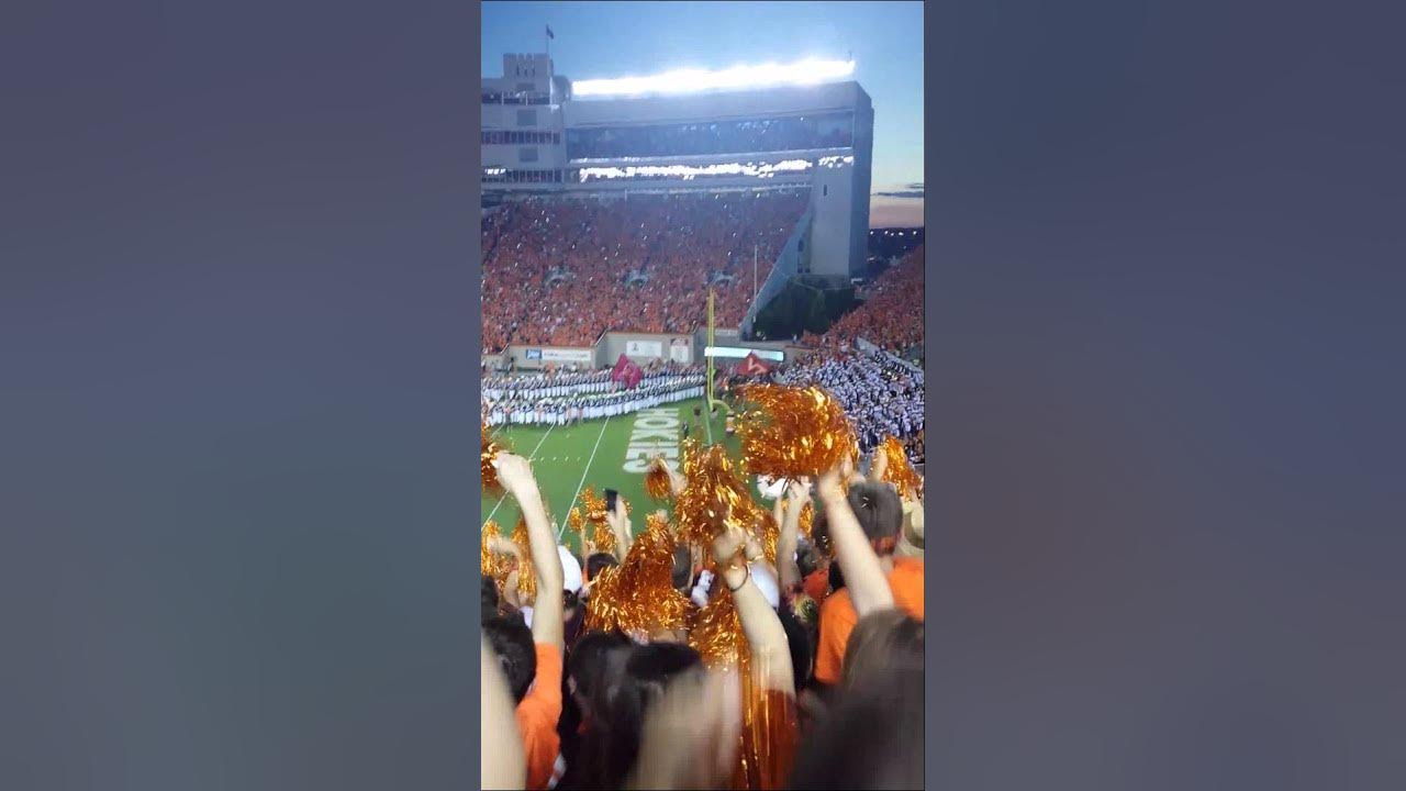 Virginia Tech Vs Ohio State Enter Sandman Ohio State vs. Virginia Tech - Enter Sandman from Student Section 9-7