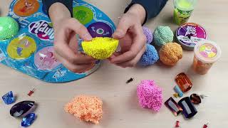 WHATCH THIS ! Glitzy Playfoam Squishy, Squashy, Shaping Fun