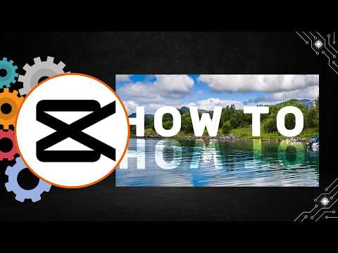 CapCut PC Tutorial: Mirror Text Effects with Ripple Animation (Cinematic Text Intro)
