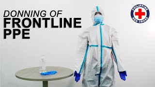 Donning of PPE (Frontline)