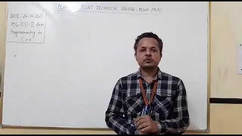 Online lecture on operator overloading by piyush singh PPTC Rewa
