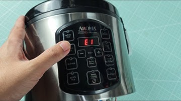 E1 Error in Aroma Rice Cooker - Fixed